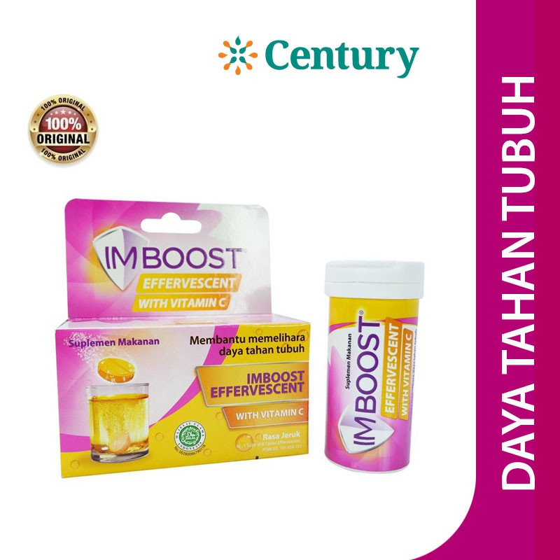 Imboost Effervescent With Vitamin C Rasa Jeruk
