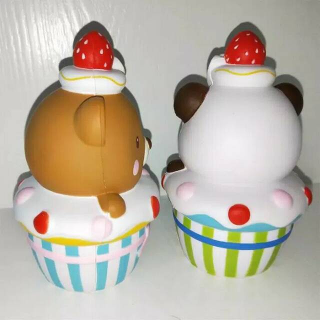 Squishy cup cake panda super jumbo