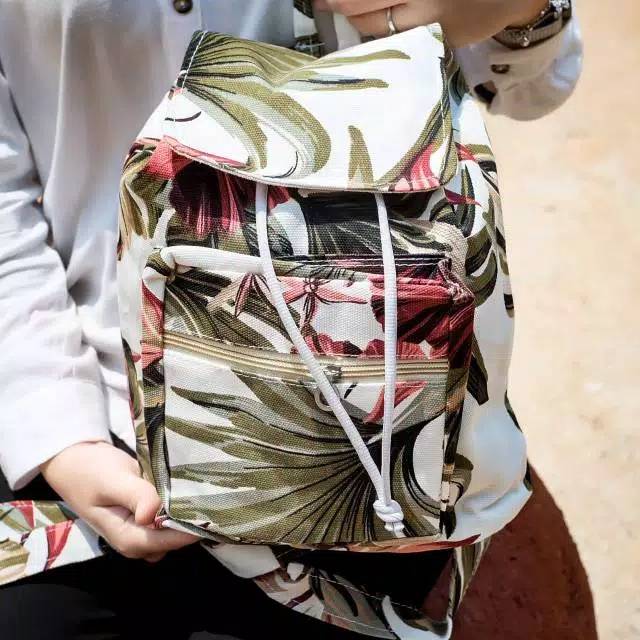 Ransel serut kanvas