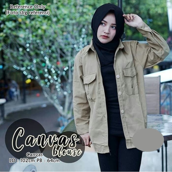 NEW Canvas Blouse Mocca