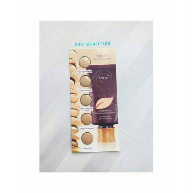 Tarte amazonian clay full coverage foundation SPF 15
