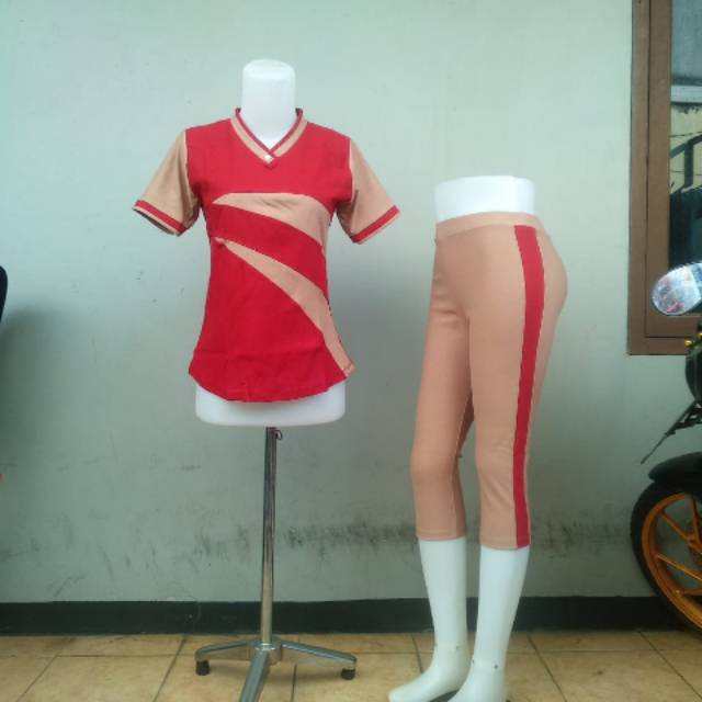 Baju senam pendek.04