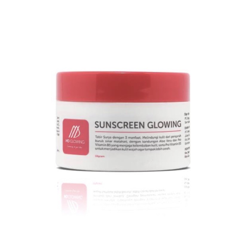 Sunscreen Glowing