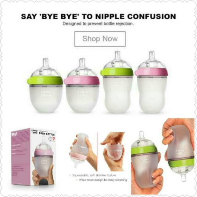 Comotomo Baby Bottle Single Pack