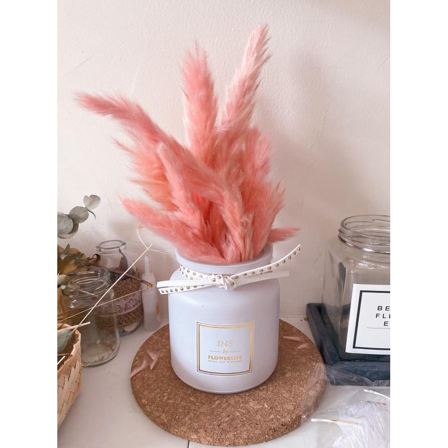 Miniplus white scandinavian vase/ vas bunga nordic putih