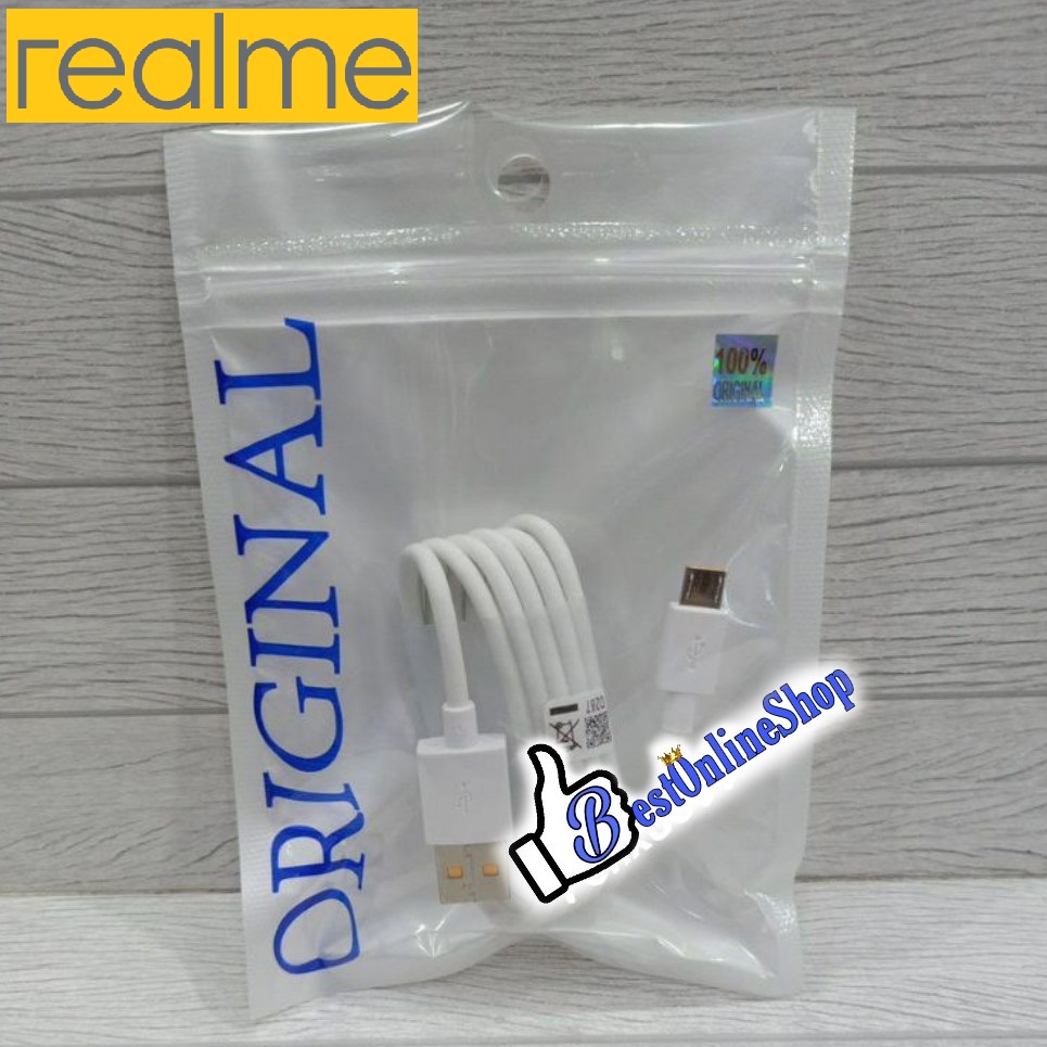 KABEL DATA REALME C20 C21 C15 MICRO USB ORIGINAL
