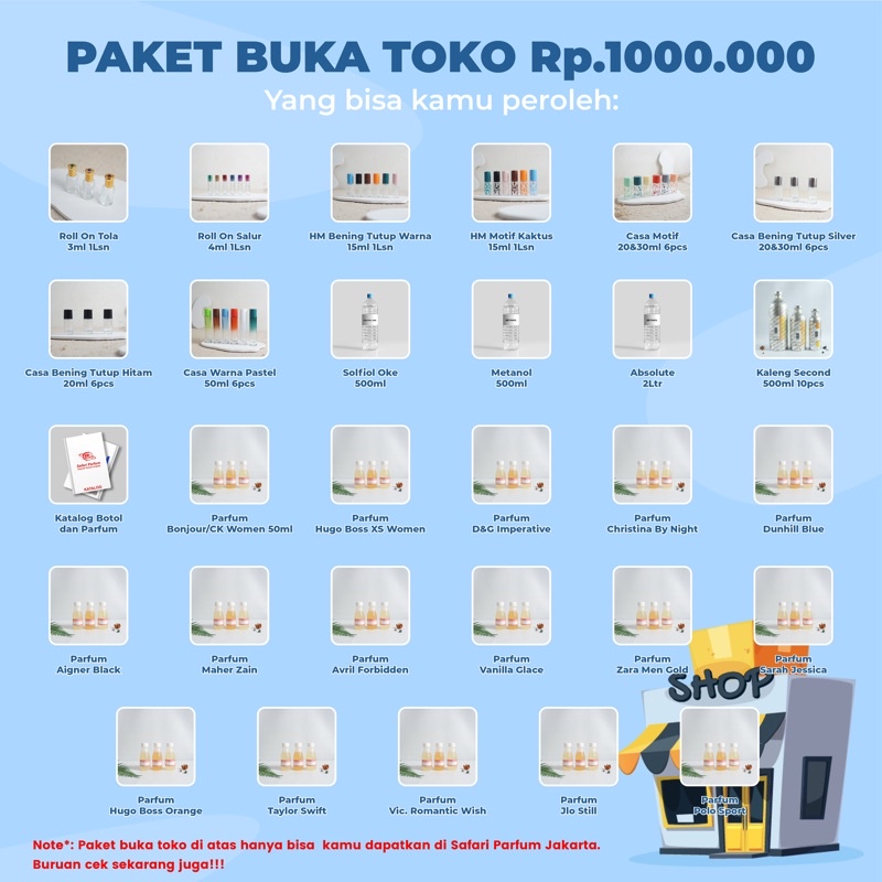 PAKET USAHA 1 juta