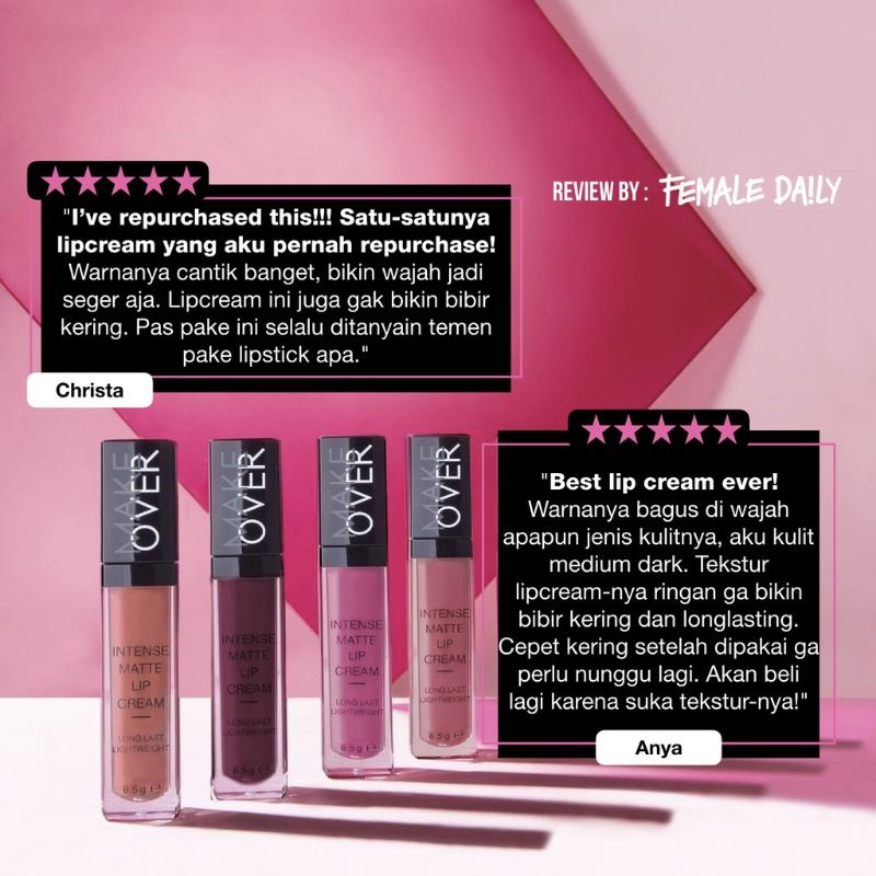 MAKEOVER INTENSE MATTE LIP CREAM 6,5g