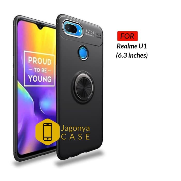 Case Realme U1 Autofocus Invisible Iring Soft Case