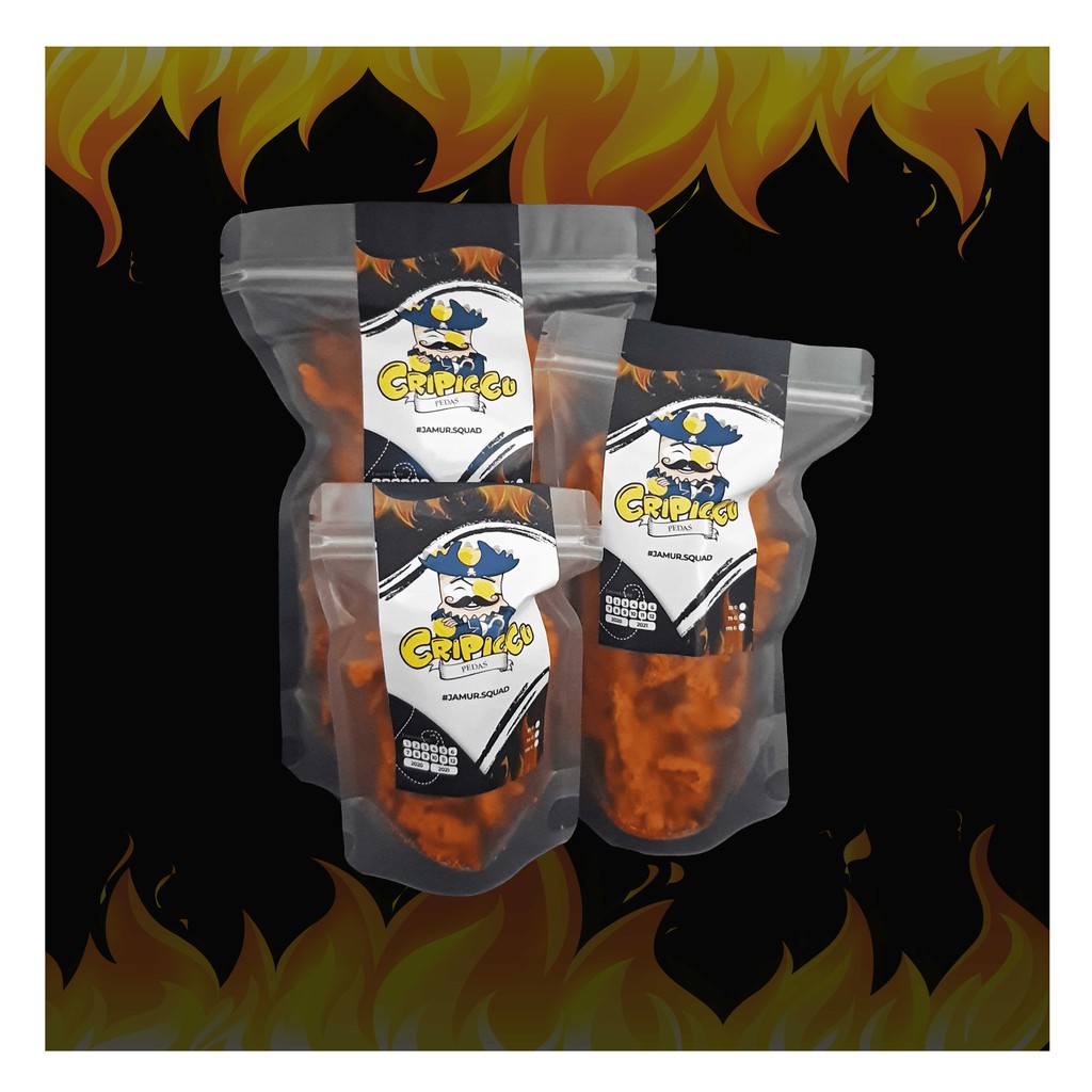 Keripik Jamur Pedas - Medium
