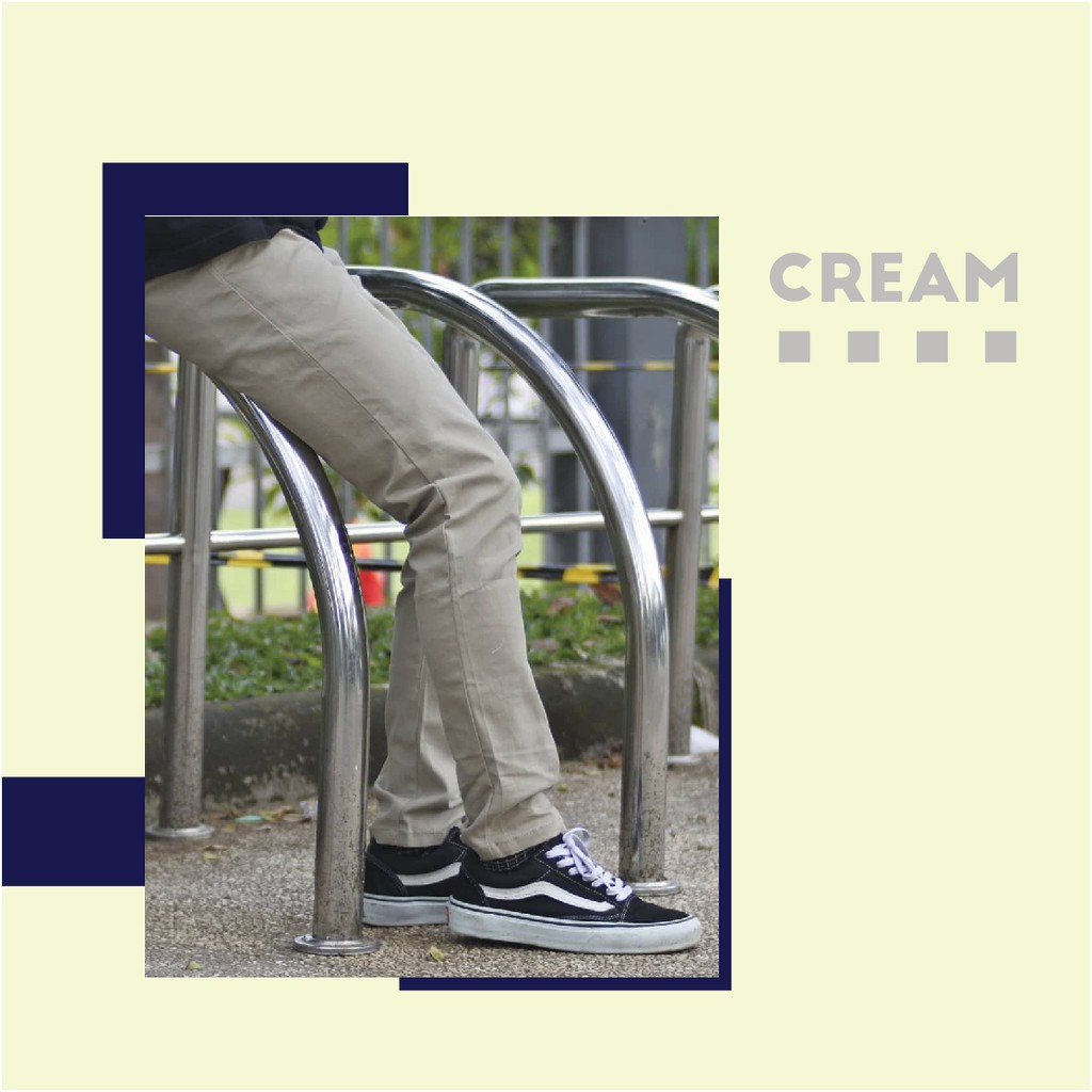 Celana Chino Cream