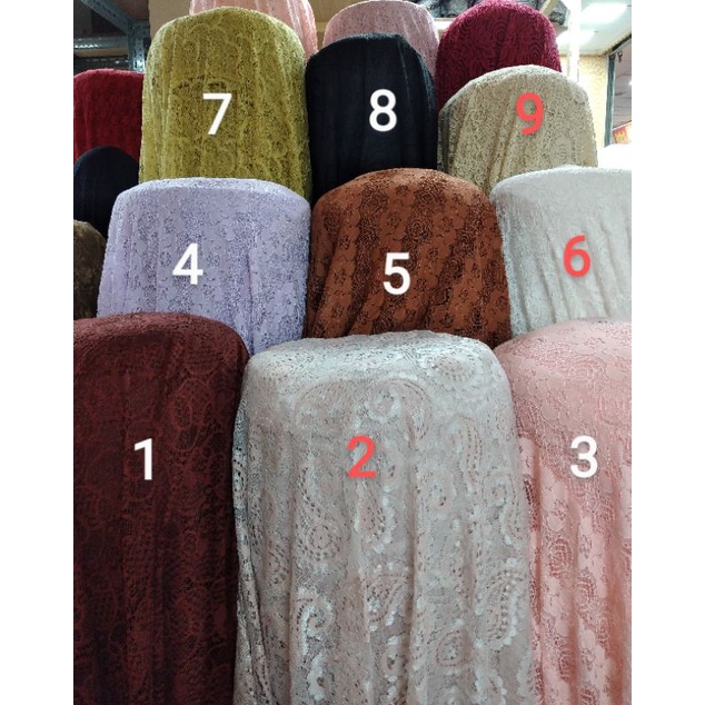 Bahan brukat murah