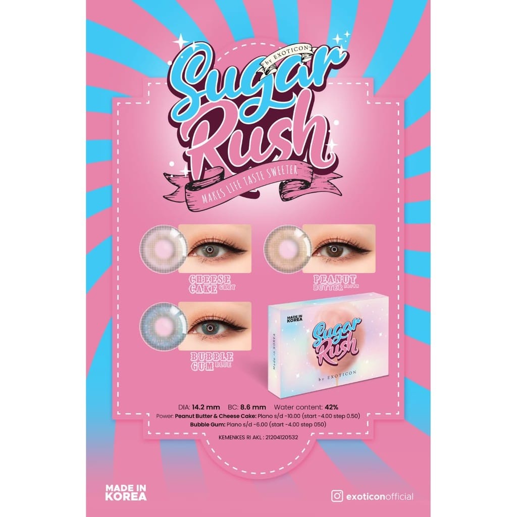 softlens sugar rush by exoticon