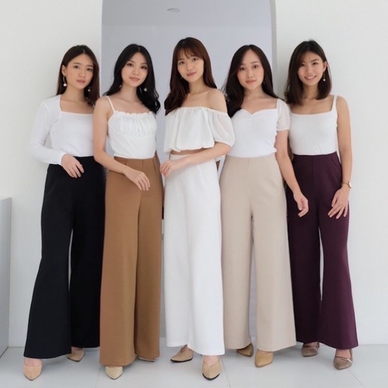 Cheryl Pants | Kulot Katun