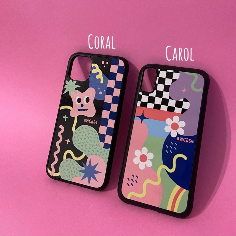 AWCASE - Coral & Carol Case iphone dan android