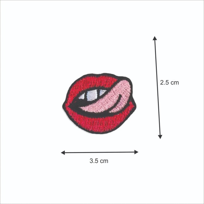 Iron Patch lick it badge