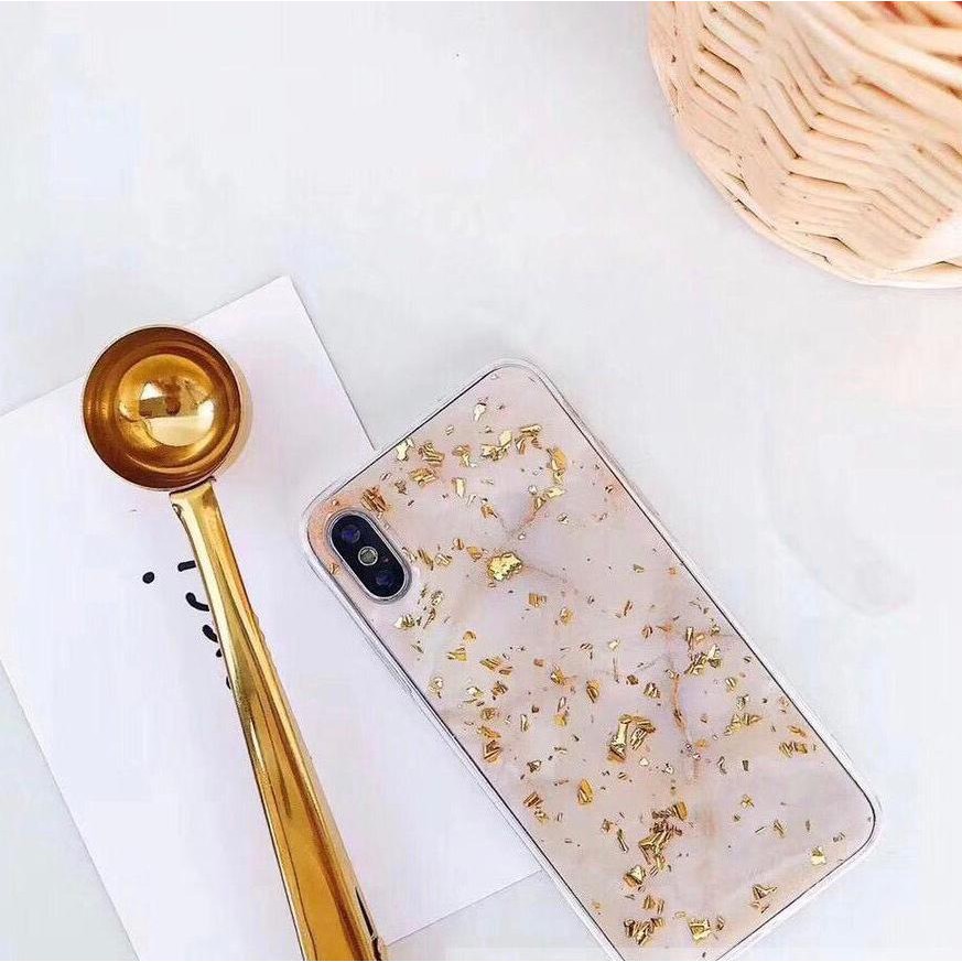 Glitter SOFT CASE Marble for IPhone