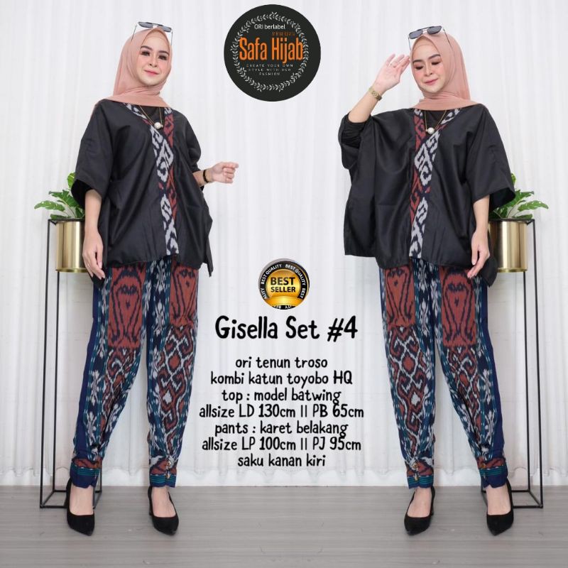Oneset Tenun Troso - Gisella Set