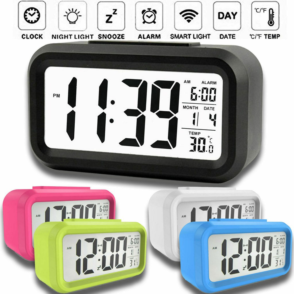Jam Weker - Digital Desktop Smart Clock