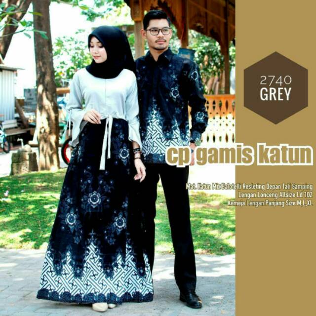 Couple gamis batik