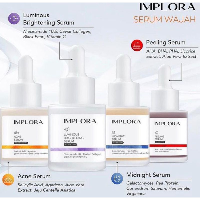 BPOM Implora Face Serum 20ml