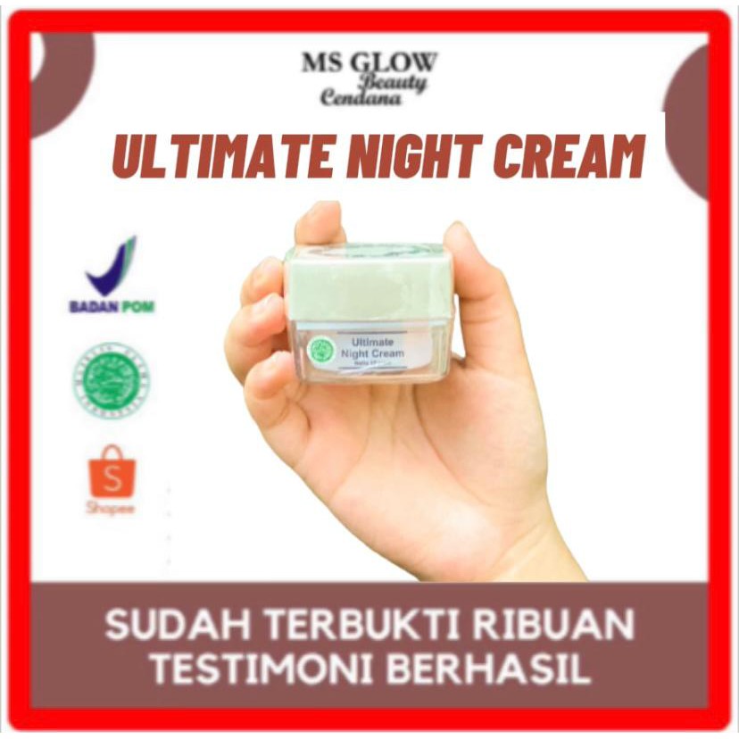 MS GLOW ULTIMATE NIGHT CREAM