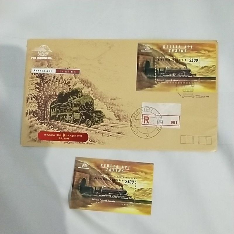 paket  SHP dan mini sheet kereta api