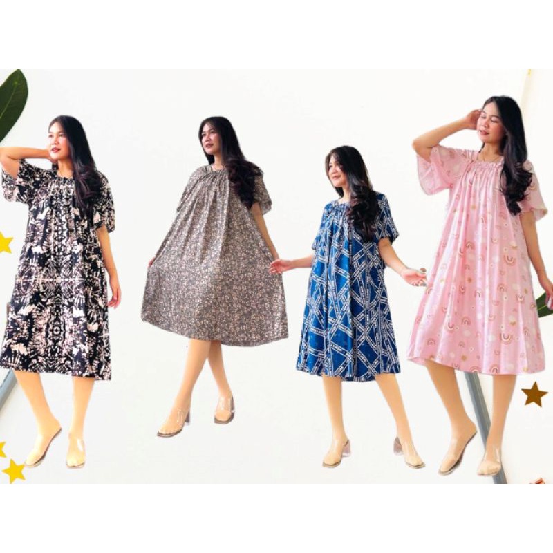 [COD] Helly dress/Daster serut/Daster viral/Daster motif