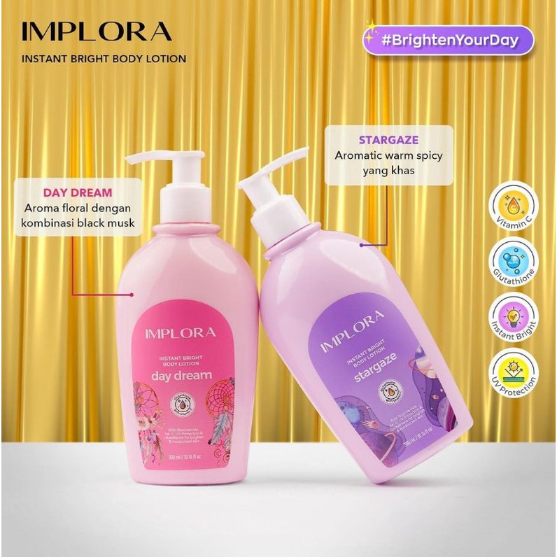 Implora Instant Bright Body Lotion Stargaze
