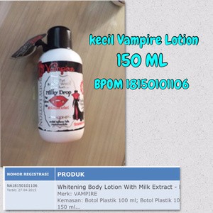 Lotion Vampire BPOM (Lokal) 150ml