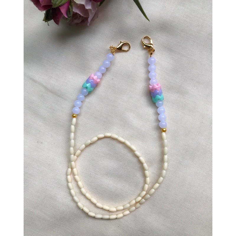 strap masker lucu pastel