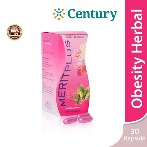MERIT PLUS 30 CAPSULES / SUPLEMEN DIET / SUPLEMEN HERBAL