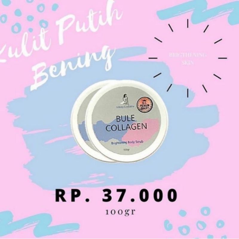 READY STOK SCRUB BULE COLLAGEN