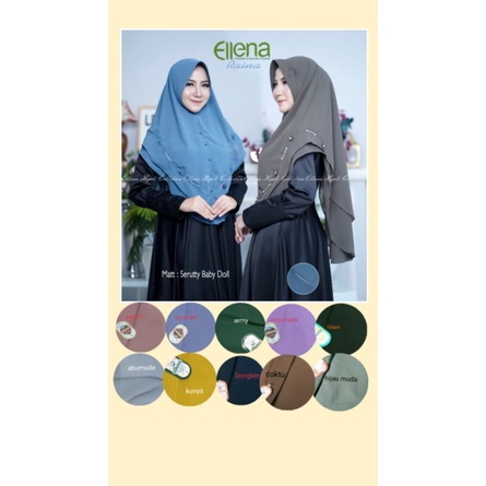 KHIMAR 2 LAYER ORI ELLENA HIJAB