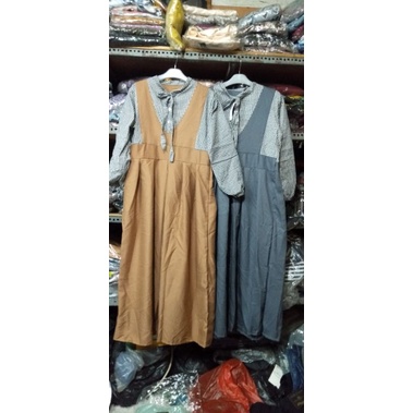 Gamis Tali Kotak (busui Friendly)