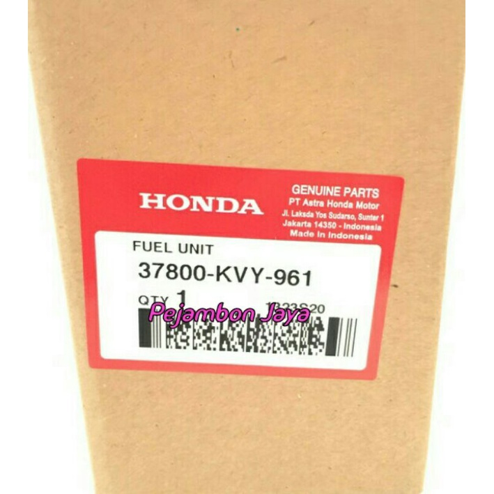37800KVY961 FUEL UNIT