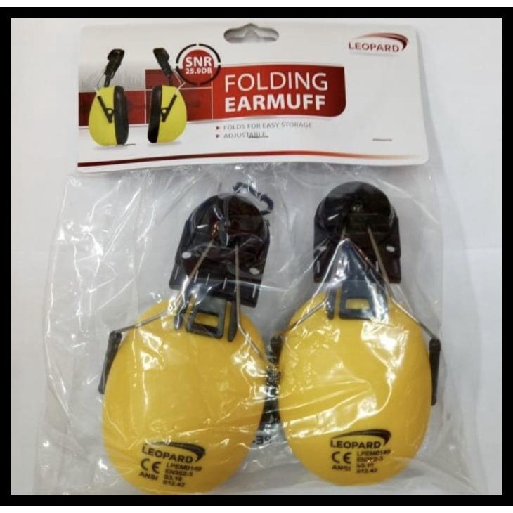 Earmuff Folding Leopard Lpem 0149 Kuning Kode 1092