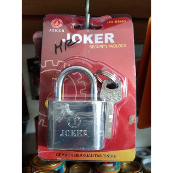 gembok putih stainless 40mm