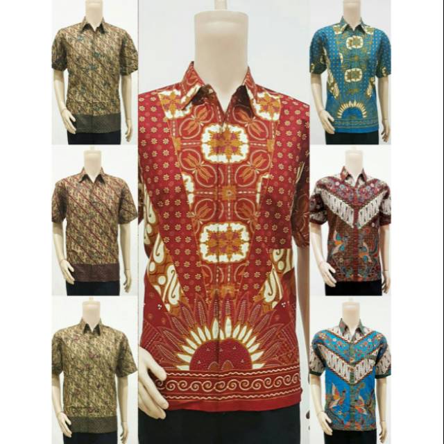 Kemeja Batik Pola Variasi