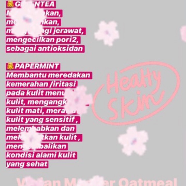 Masker Oatmeal