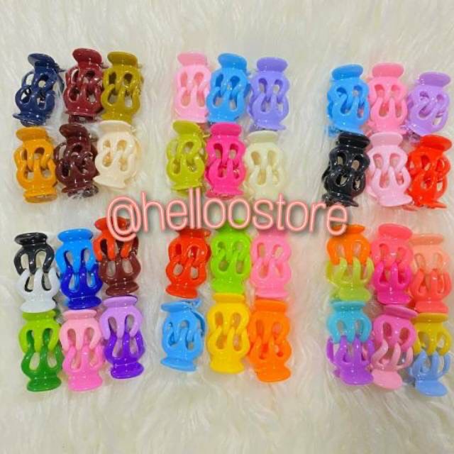 JEDAI MINI JEPIT PONI -12 PCS