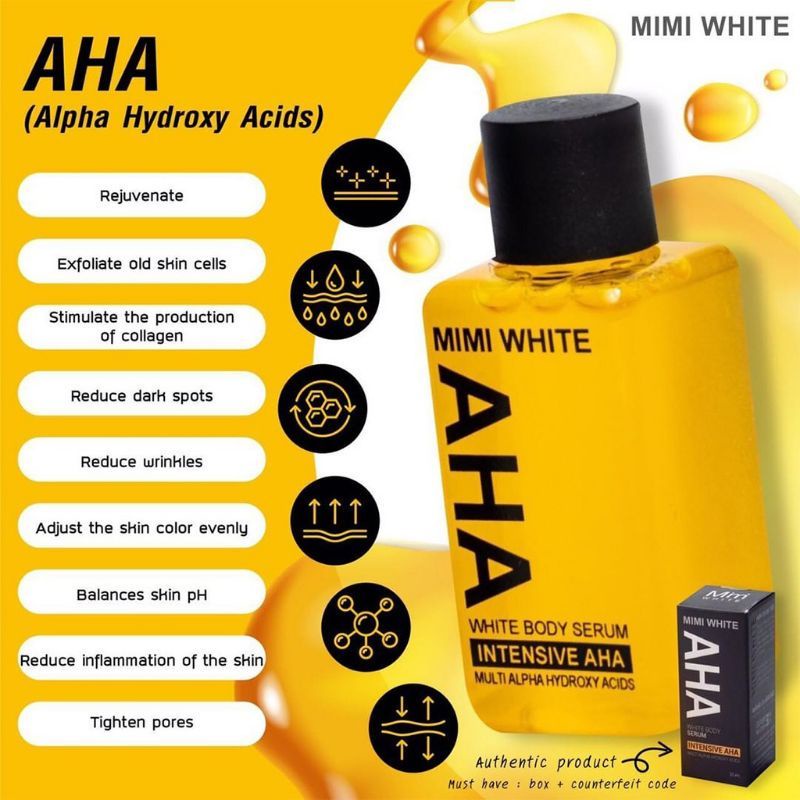 AHA MIMI WHITE body serum
