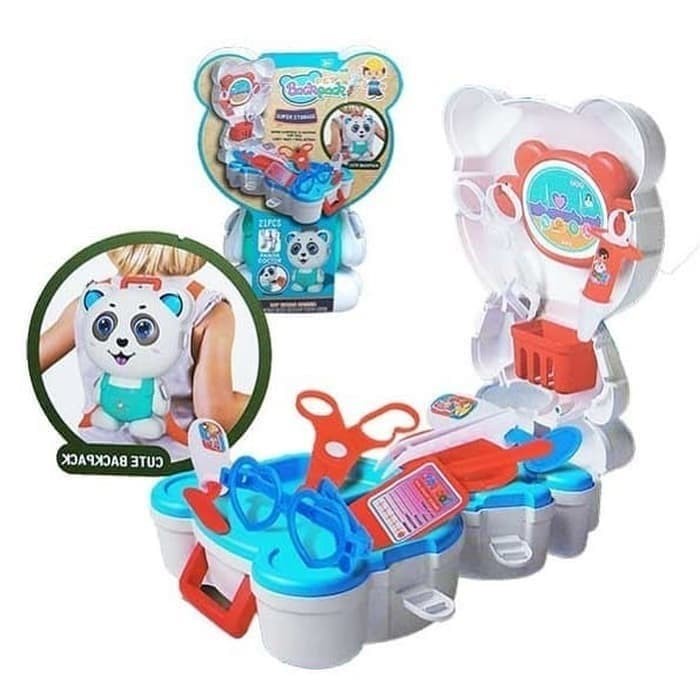 Mainan Doctor Pet Backpack Panda