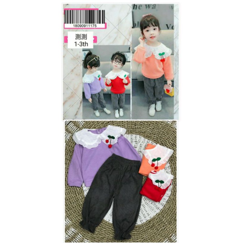 Stelan baju anak import