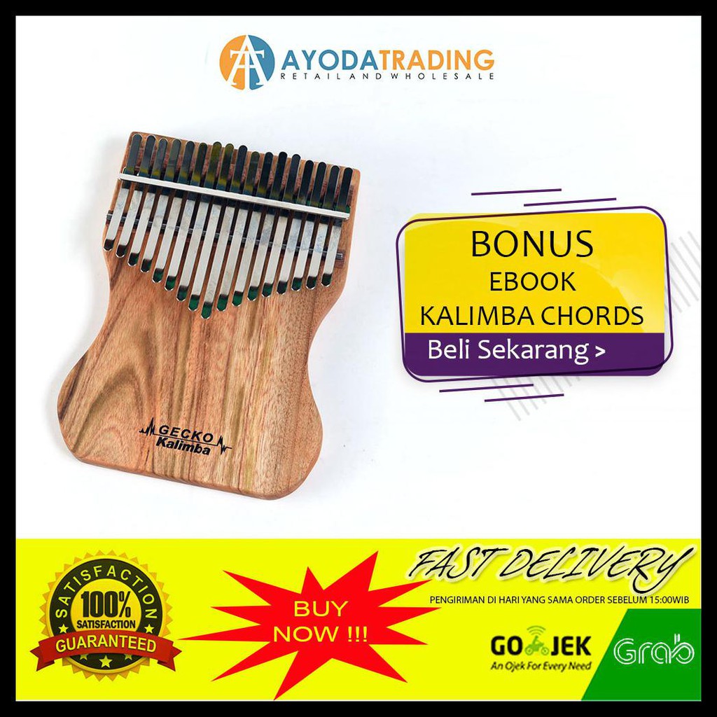 {BISA COD} Gecko Kalimba K17CAP Authentic EKSLUSIF Kode 657