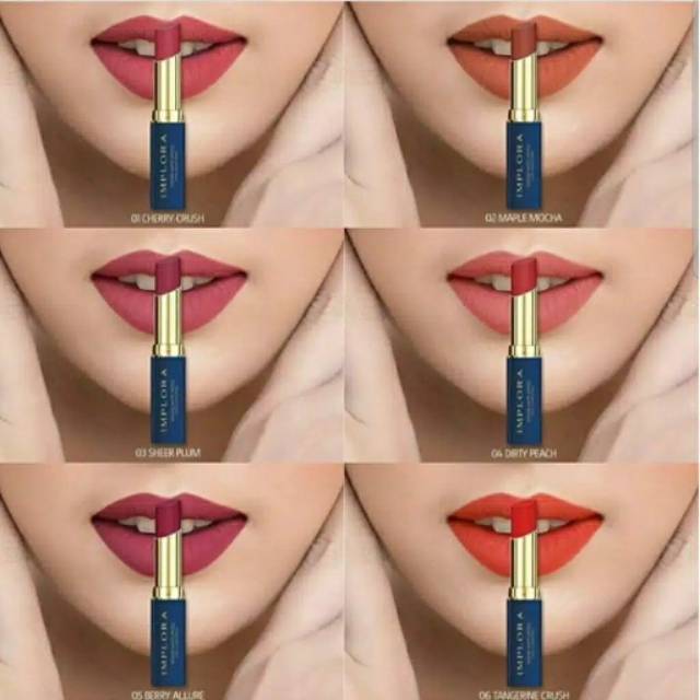 ⭐ BRILI ⭐ Lipstick implora intens matte lipstik implora intense