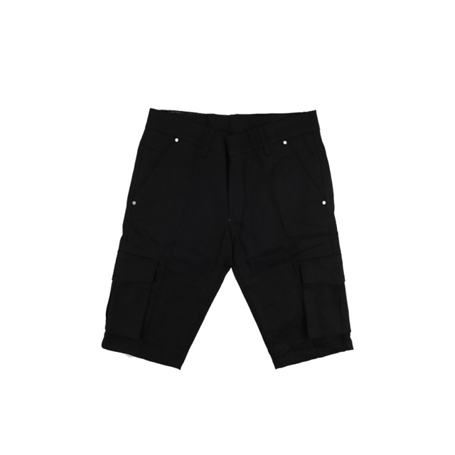 Celana cargo pendek hitam