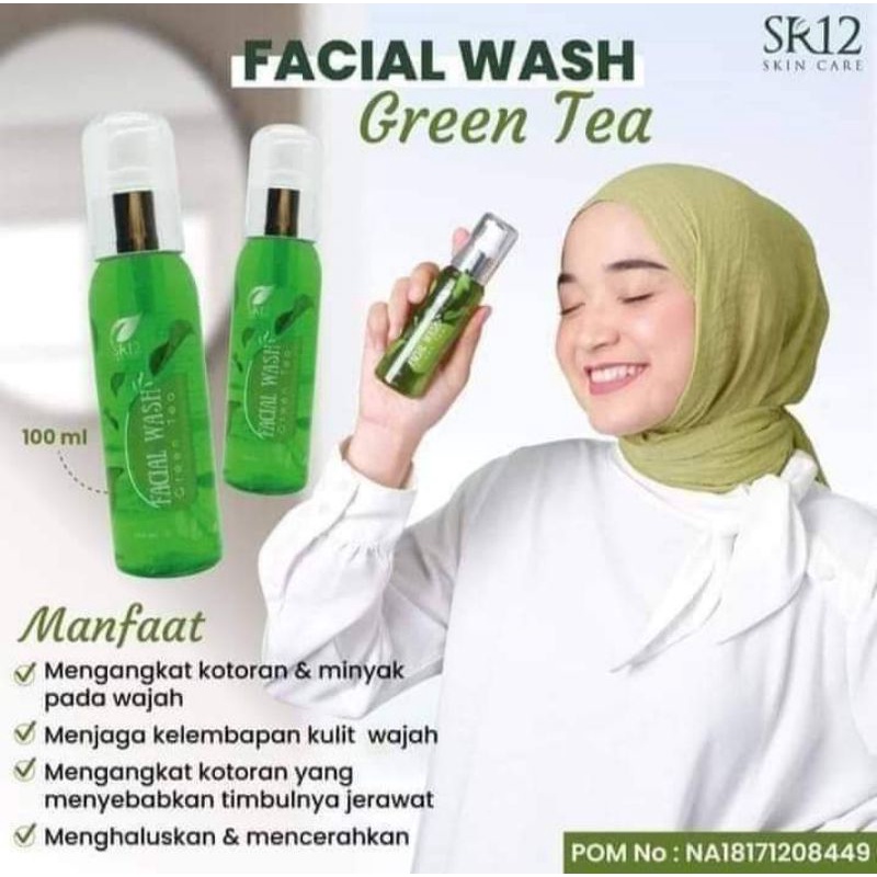Facial Wash with Green tea SR12