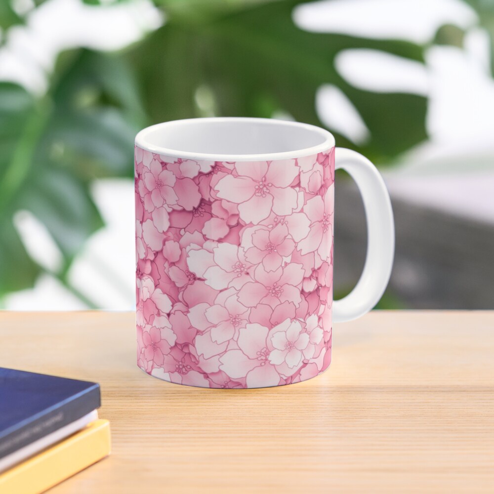 Mug Falling Sakura Cherry Blossom
