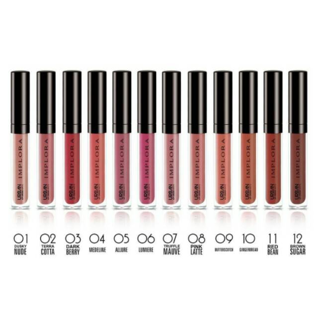 Lipscrem implora warna lengkap
